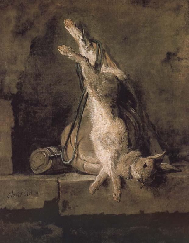 Jean Baptiste Simeon Chardin Hare hunting bags and powder extinguishers